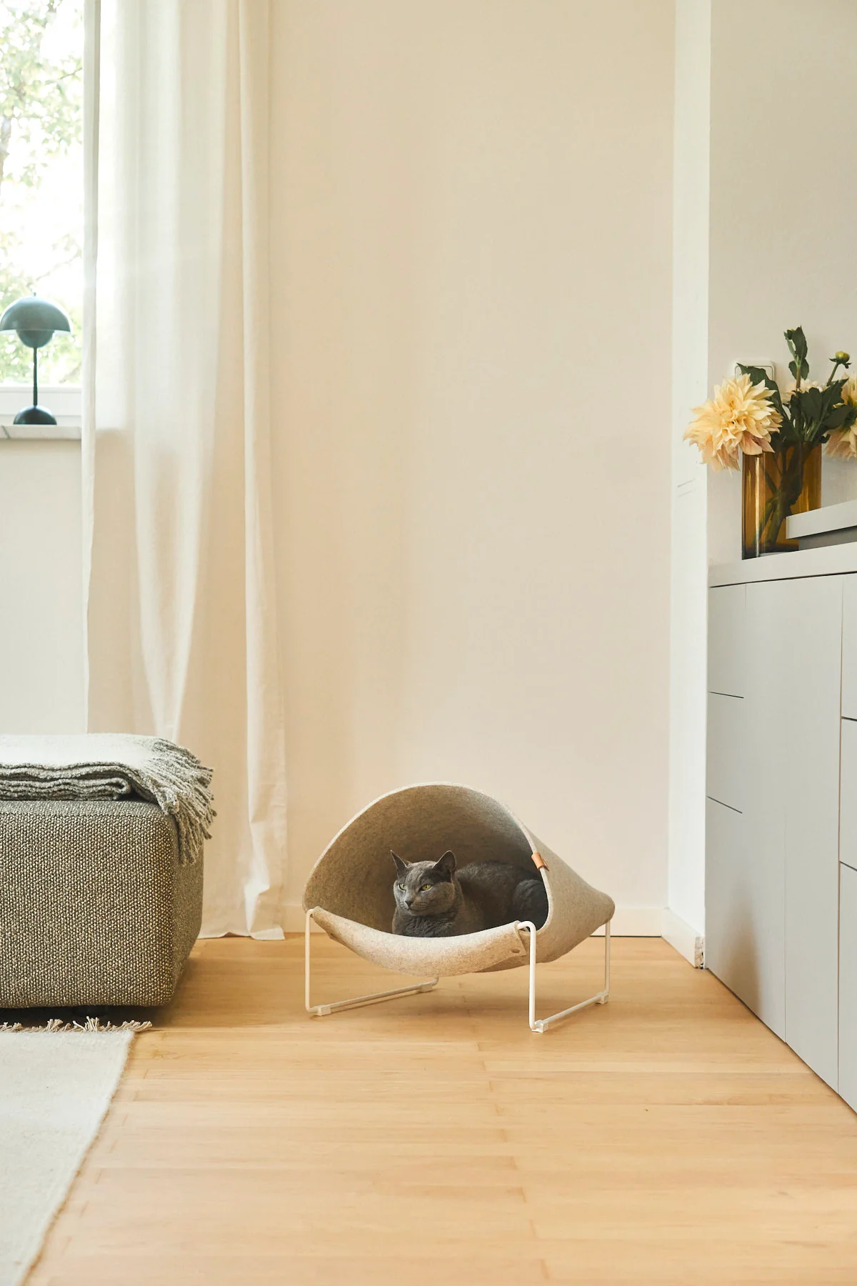 Loggia cat nest for Mia Cara